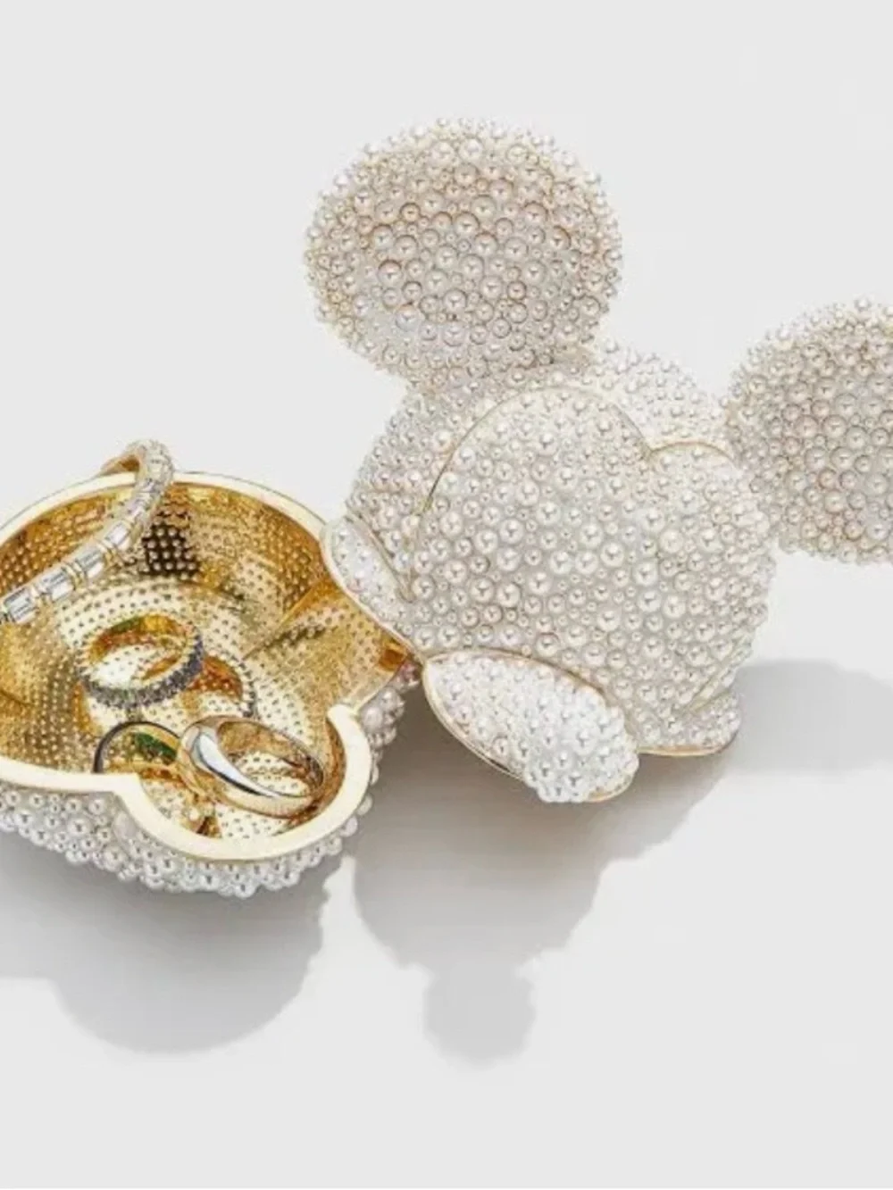 BaubleBar Mickey Mouse Disney Pearl Catchall/Jewelry Trinket Box